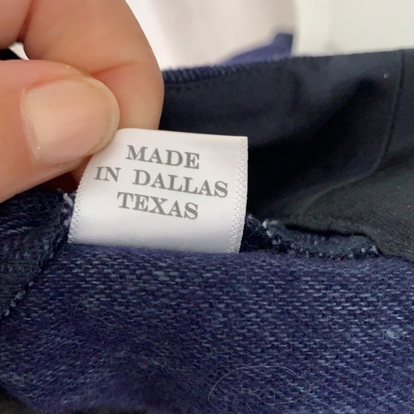 Tish Cox Blue wool dress ruffle midi sleeveless - Picture 10 of 16